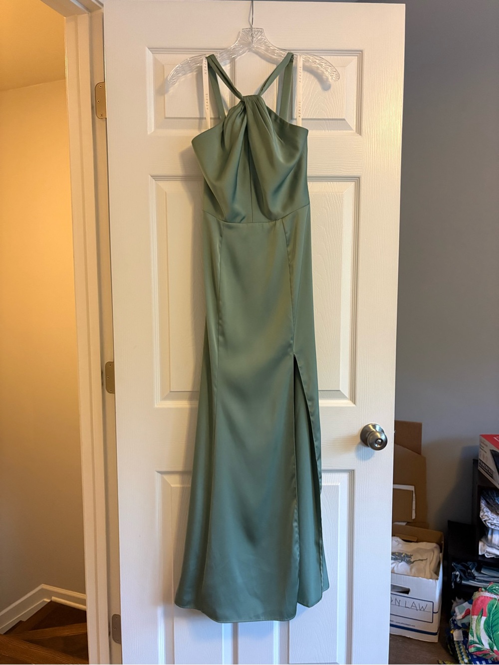Azazie Elana Matcha A6 Bridesmaid Dress